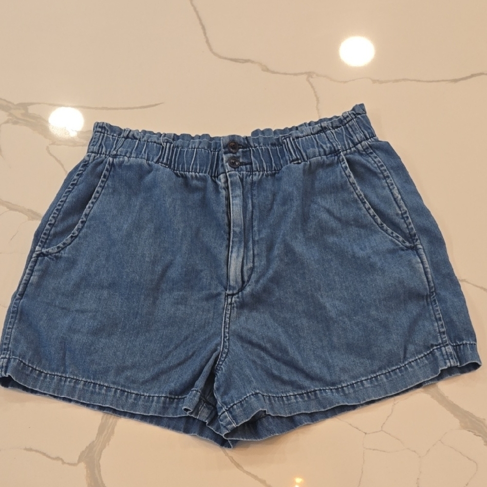 Gap Womens Relaxed Fit Denim Shorts Medium Wash Blue Size 12